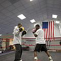Boxers at Olympic Education Center